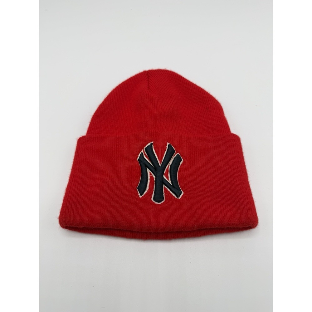Custom Winter Beanie New York Yankees Red MLB Limp Bizkit Nookie